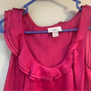 Pink LOFT tank top